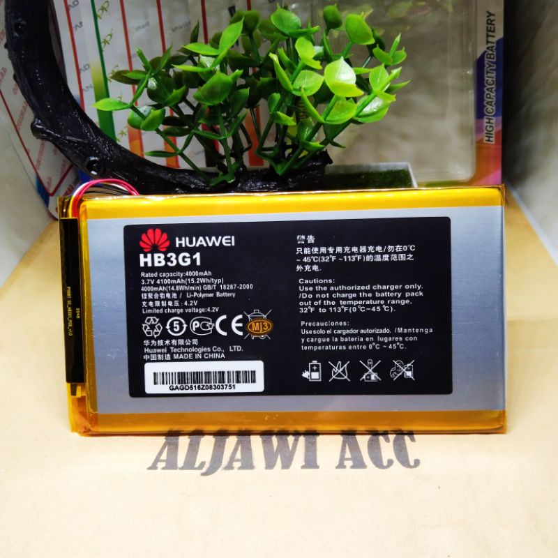Baterai Batre Battery Tab Huawei MediaPad 7 Lite HB3G1 Original Battery