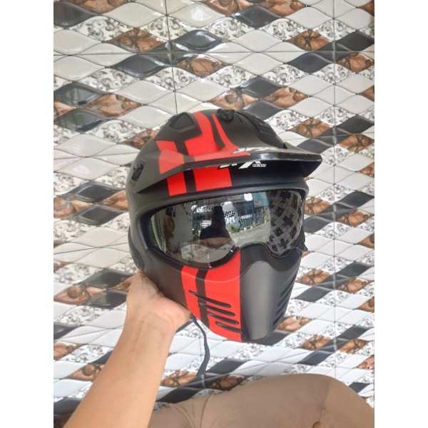 HELM JPX CROSS ORIGINAL SECOND RASA BARU