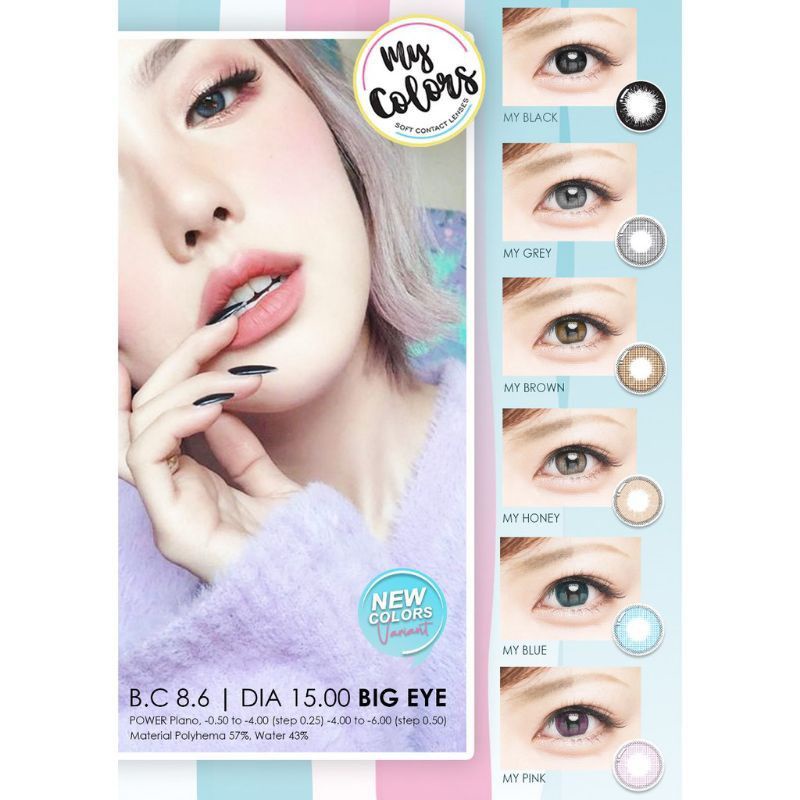 SOFTLENS MY COLORS DIA 15 MM NORMAL