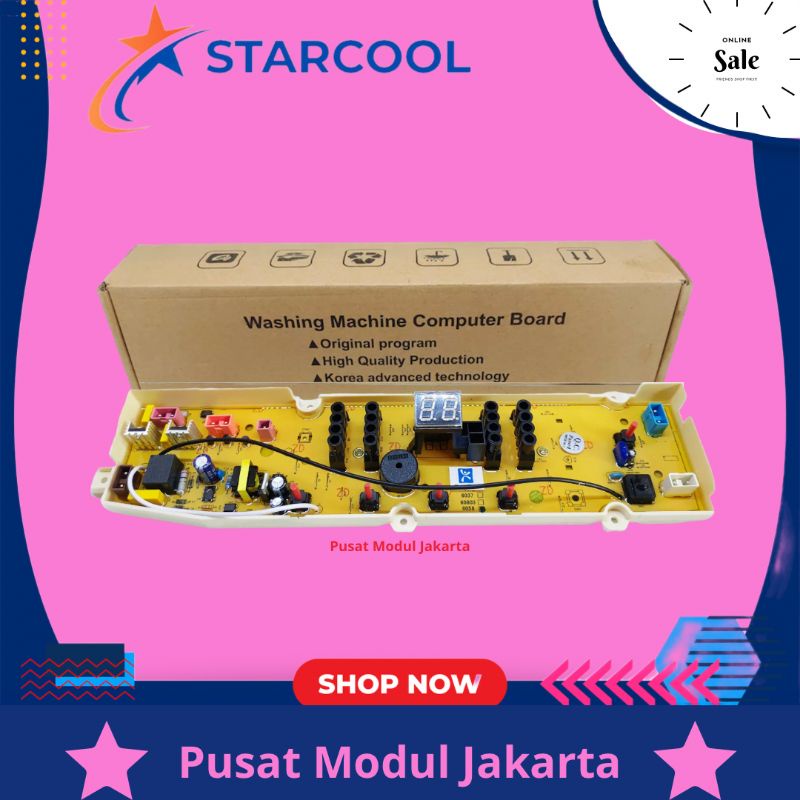 modul pcb mesin cuci sanyo ASW-88SB