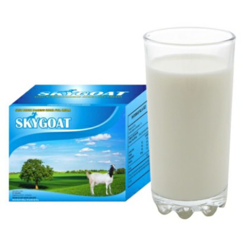 

SUSU KAMBING ETAWA BUBUK ORIGINAL SKY GOAT 1 BOX ISI 10 SACHET