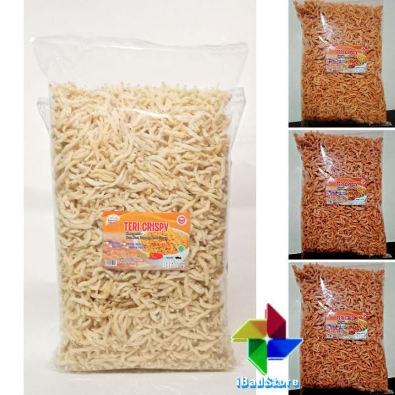 

[KODE PRODUK QZKYG5667] Netto 1KG Teri Crispy Kualitas Super - Teri Krispi Non Msg & Non Pengawet | Teri Nasi Medan Crispy