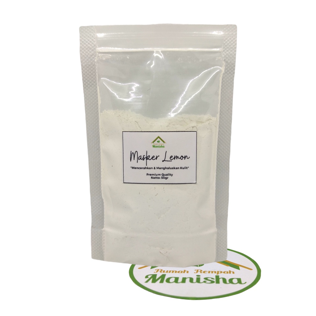 Masker Lemon Rumah Rempah Manisha Solo 50gr