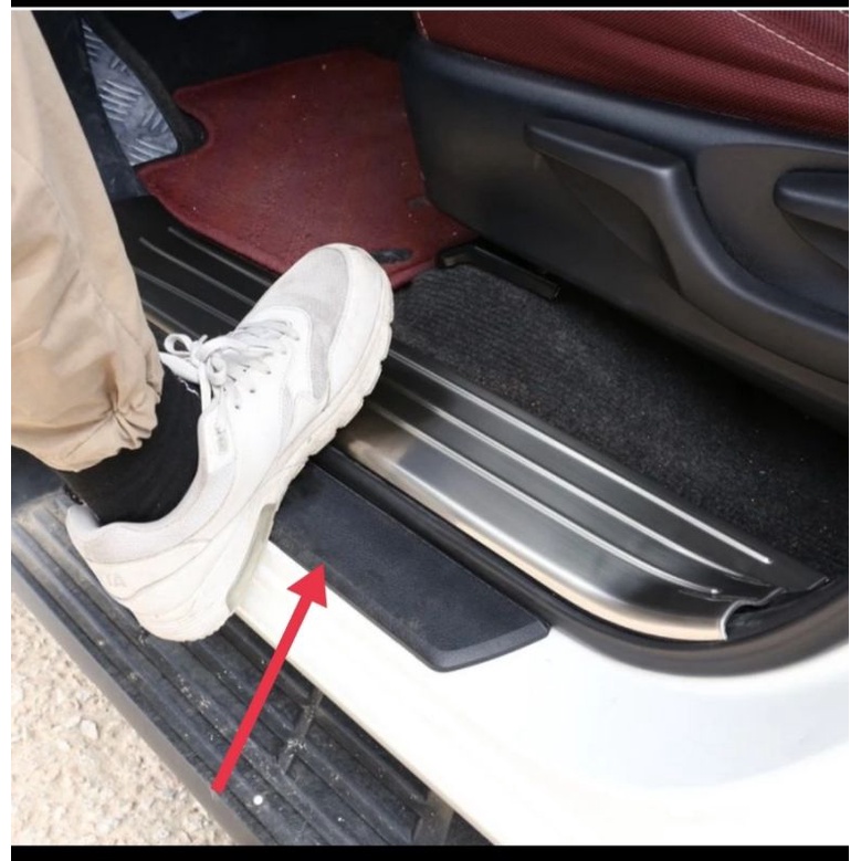 sill plate karet pelindung bawah pintu original baru toyota