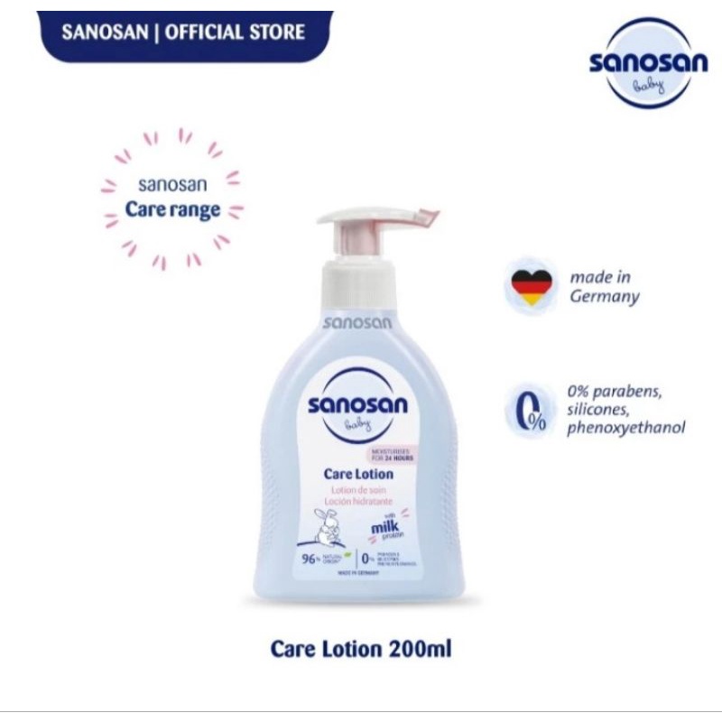 SANOSAN Baby Care Lotion | Body Lotion Bayi | Lotion Bayi Sanosan