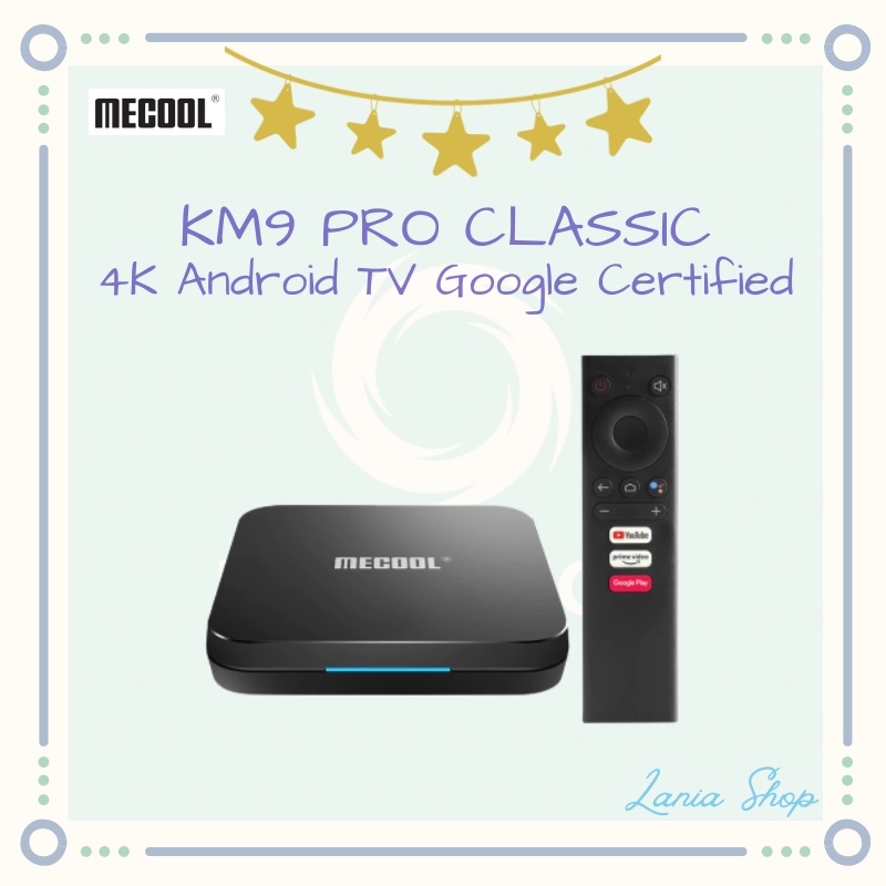 MECOOL KM9 PRO CLASSIC - 4K Android TV Box - Google Certified
