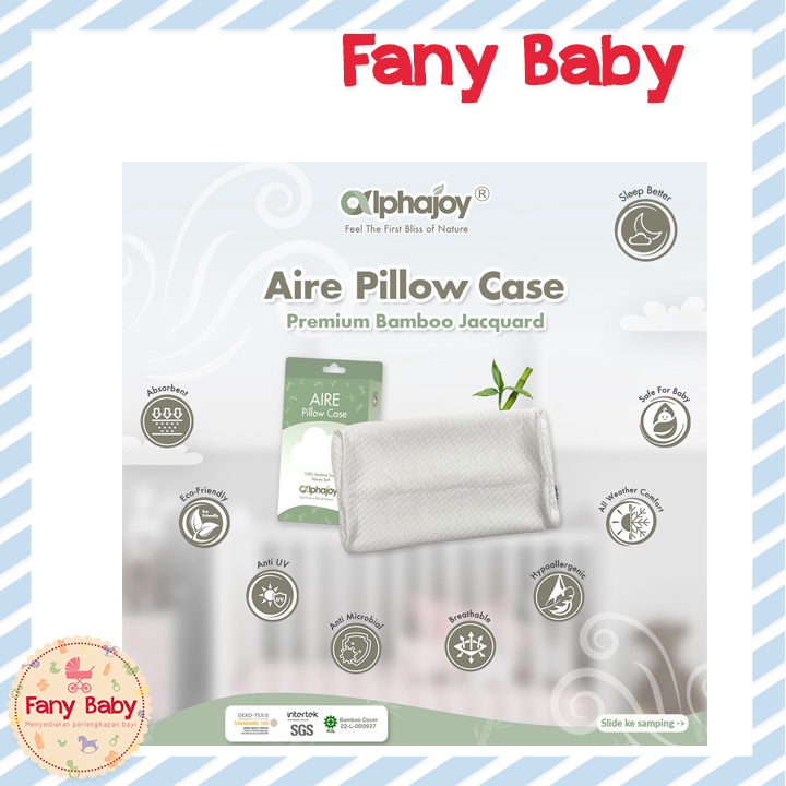 ALPHAJOY AIRE BAMBOO JACQUARD PILLOW CASE - SARUNG BANTAL SERAT BAMBU