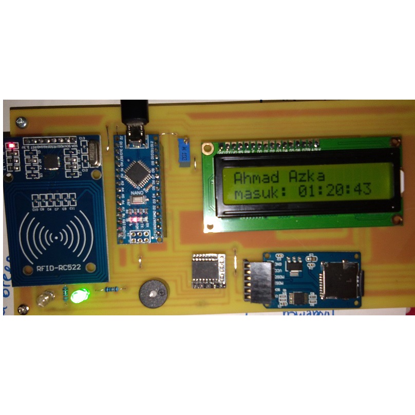 Arduino Project + Source Code  / Absensi Arduino dengan SD Card