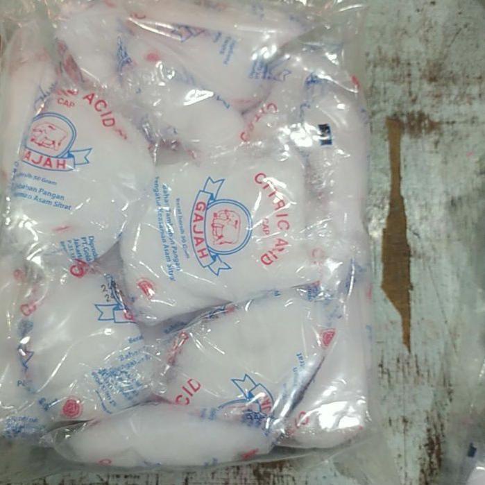 

12.12 Brands Festival Citrun cap Gajah 1pak isi 20bungkus @50 gr - Citric Acid murah