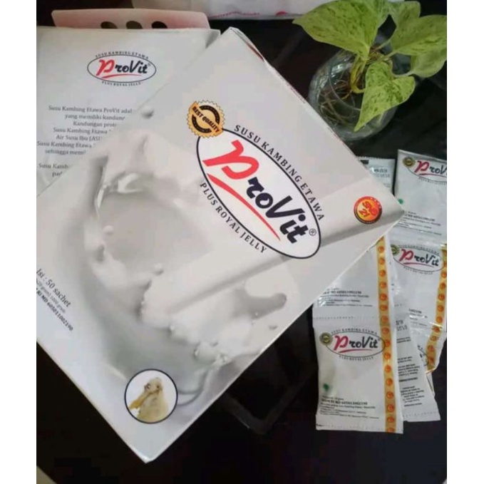 

susu kambing etawa provit plus royal jelly 1 renceng / 10 sashet