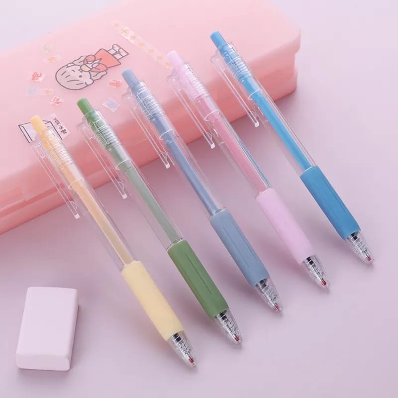 Pulpen Gel WARNA WARNI Bolpoint Pena Pen Balpen Bulpen Stationary Gel Tinta HITAM