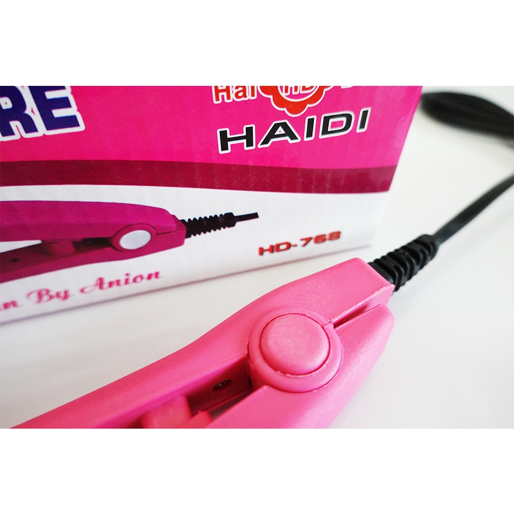 [COD] Catok Rambut haidi / Catokan Mini Haidi Pelurus Pengeriting Curly