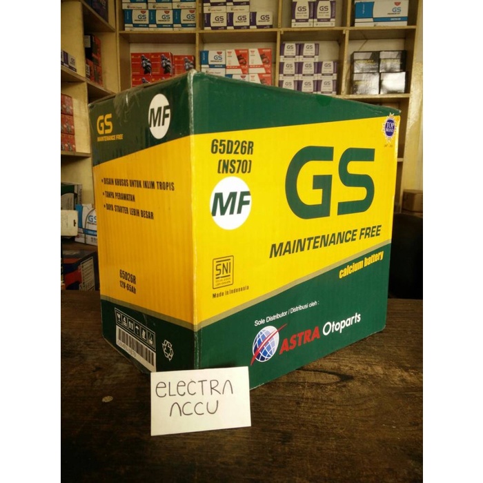 Aki Mobil Toyota Kijang Kapsul NS70 GS Astra MF Aki Kering