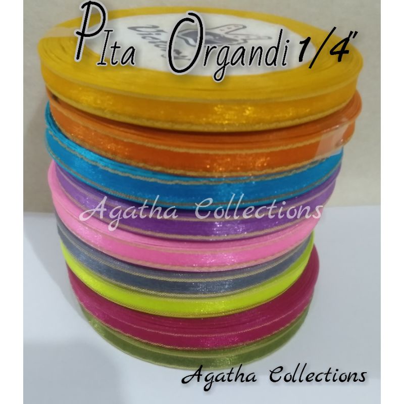 PITA ORGANDI PITA HIAS PITA KADO PER ROL LEBAR 5MM