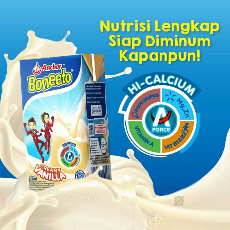 

Boneeto Susu Uht Vanilla 10Pcs x115 ML - Nutrisi Untuk Daya Pikir & Tumbuh Aktif