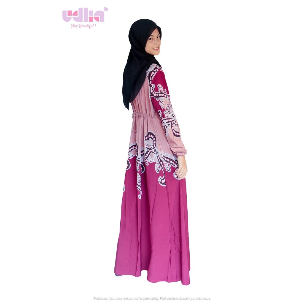 Udlia Gamis Umbrella Motif Busui Umbrella