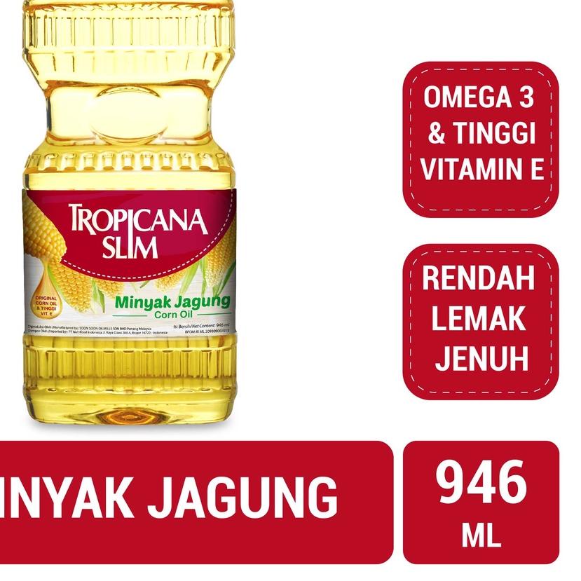 

Discount | TD4 | Tropicana Slim Minyak Jagung 946ml - 100% Pure Corn Oil
