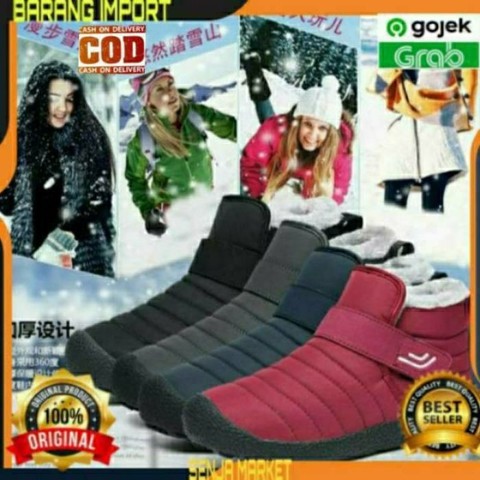 Boots Sepatu Winter Boot Boots Musim Dingin Winter Salju Murah Pria Wanita