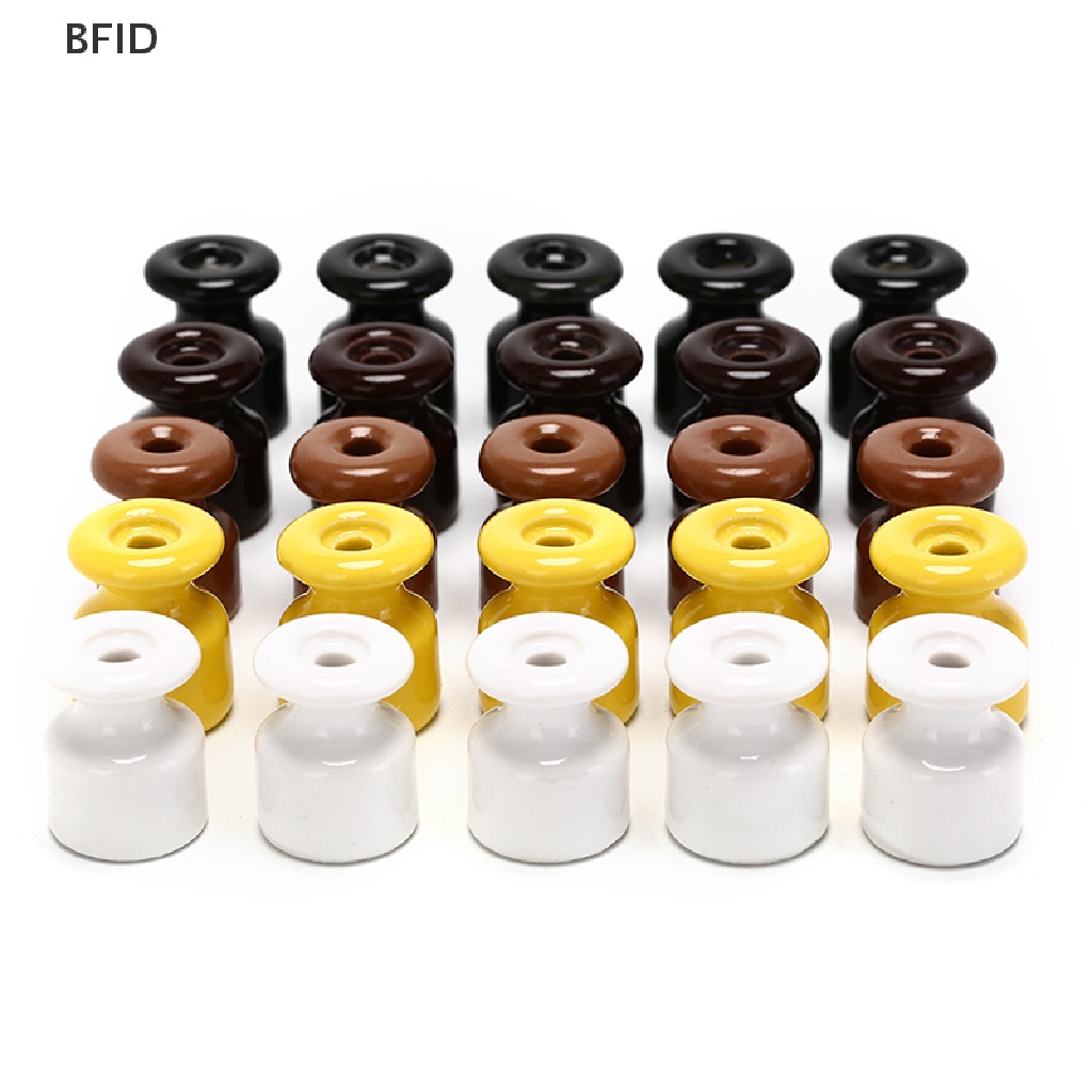 [BFID] 5pcs/lot Isolator Porcelain Untuk Kabel Dinding Isolator Keramik [ID]