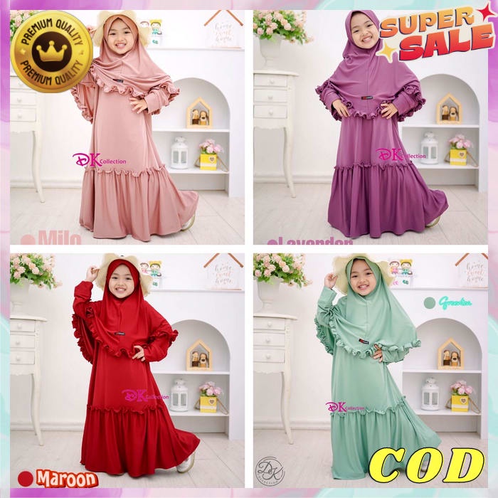 Baju Gamis Anak Perempuan Murah Bju Gamis Anak Perempuan Tanggung Terbaru 2023 Gsmis Anak Cewek Impo