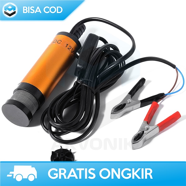 ALAT TRANSFER BENSIN POMPA PORTABLE 12 V EASY TO USE TARIKAN KENCANG