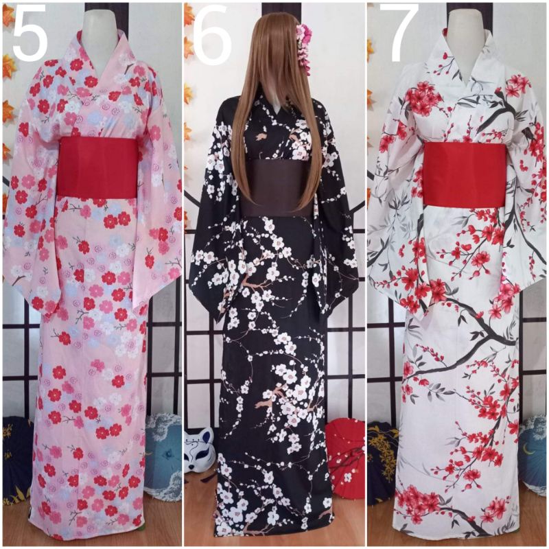 yukata kimono jepang wanita dewasa size S.M.L.XL