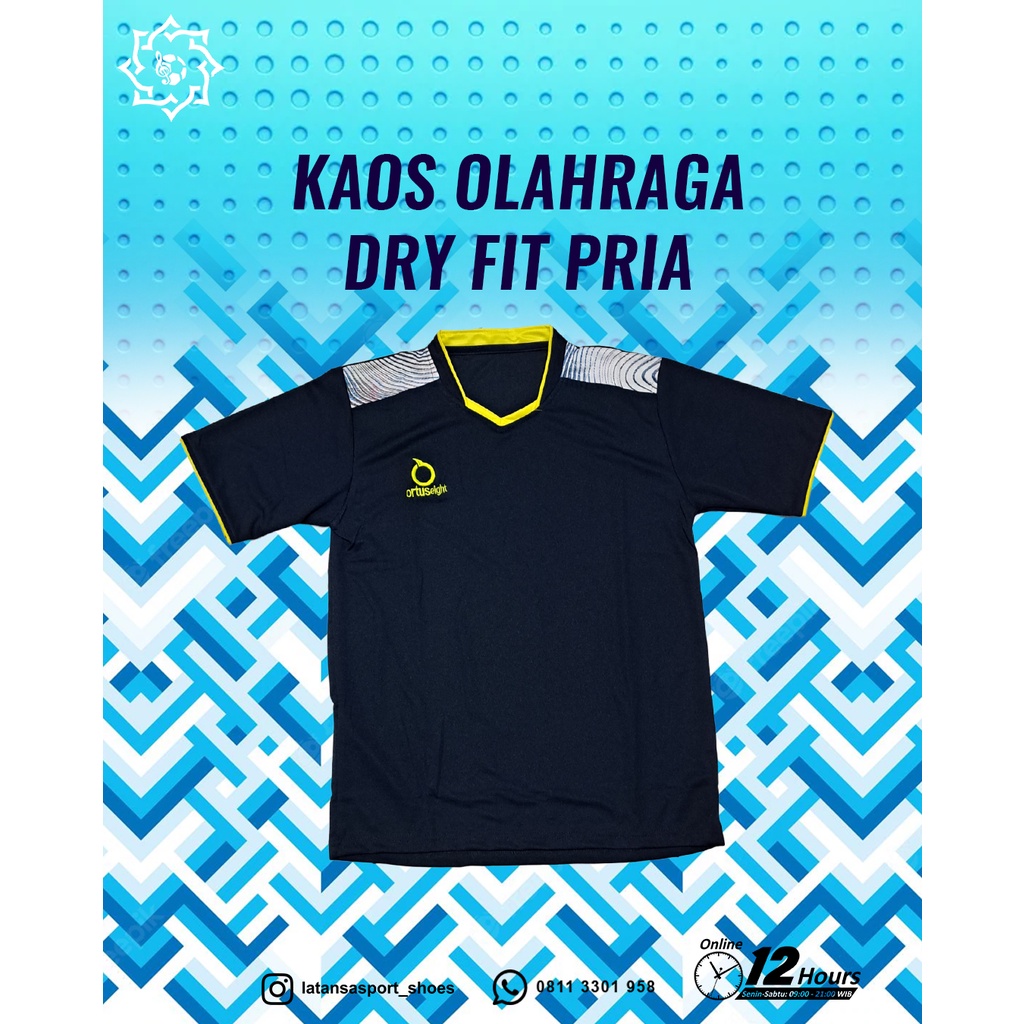 KAOS DRY FIT PRIA / KAOS OLARAGA