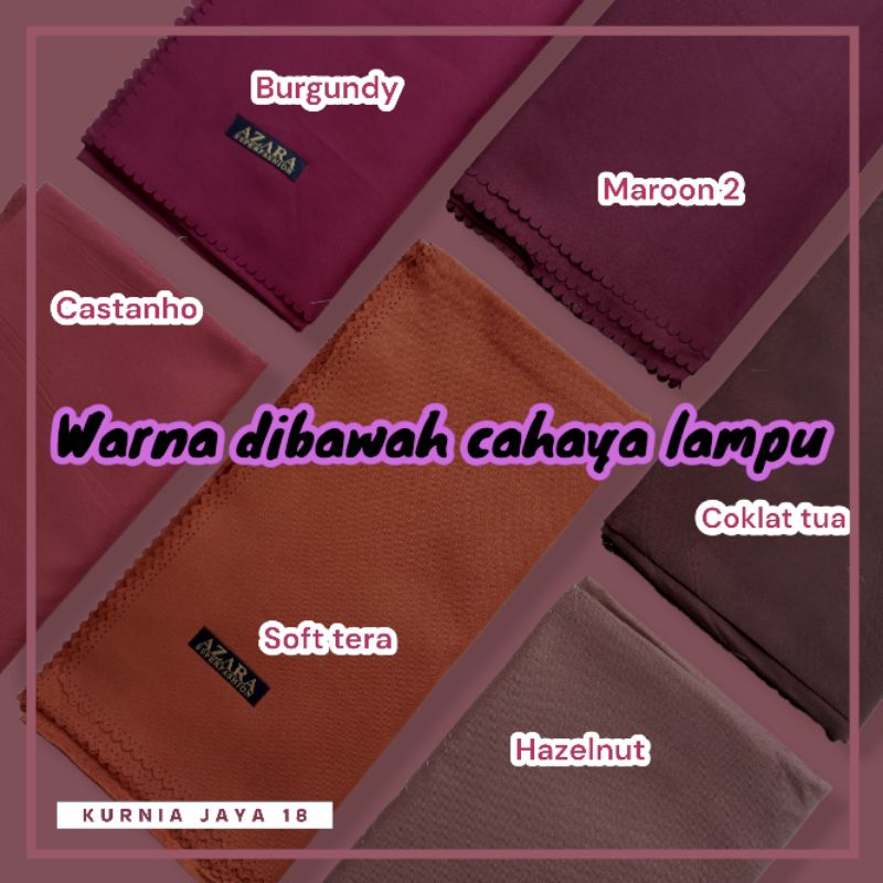 Hijab Segiempat Voal Miracle Oskara Masahi / Forever / Paris Voal / Japan / Premium Voal by Azara