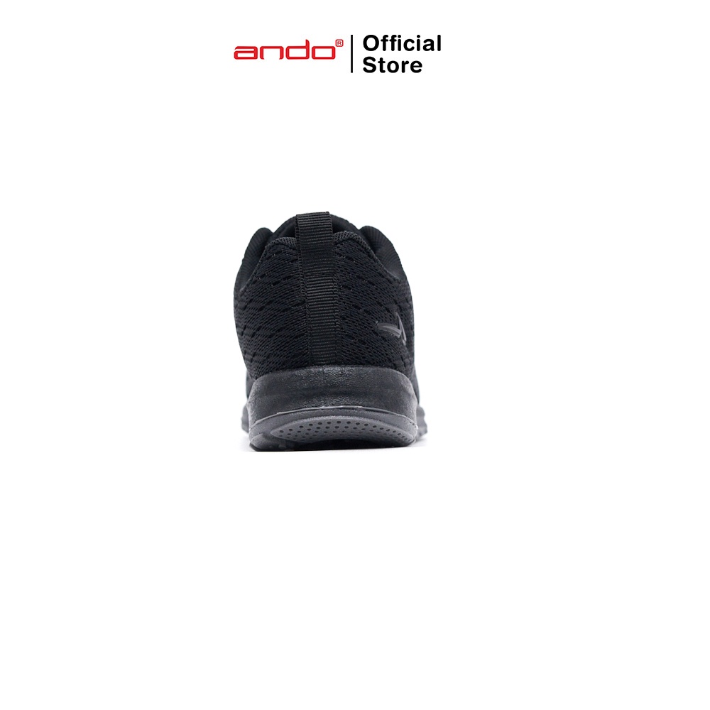 Ando Official Sepatu Sneakers Rein V Anak - Hitam/Hitam