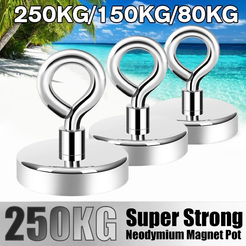 Magnet Super Kuat Strong Neodymium Plus Gantungan Hook Sheep SNF36 SNF42 LNF60