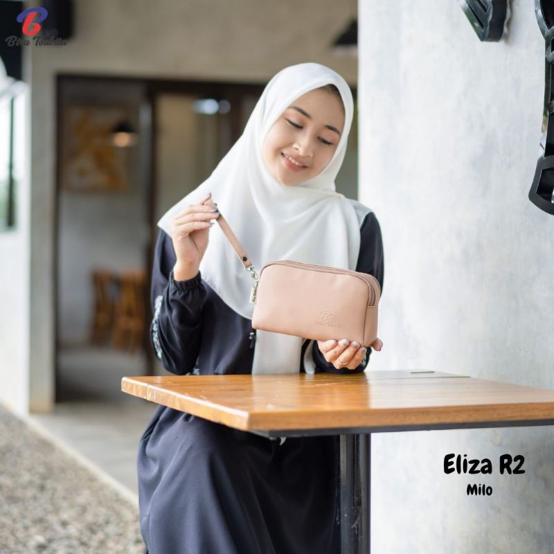 POUCH ELIZA R2 BY BIRU TSABITA BAHAN CHOCOLY ANTI AIR WATERPROOF PREMIUM 2 RESLETING