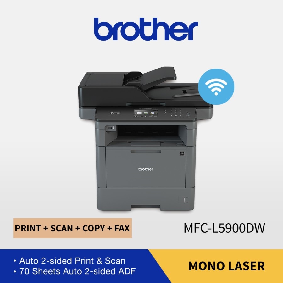 Brother MFC-L5900DW Laser All-in-One Duplex Print Scan Fax MFCL5900DW