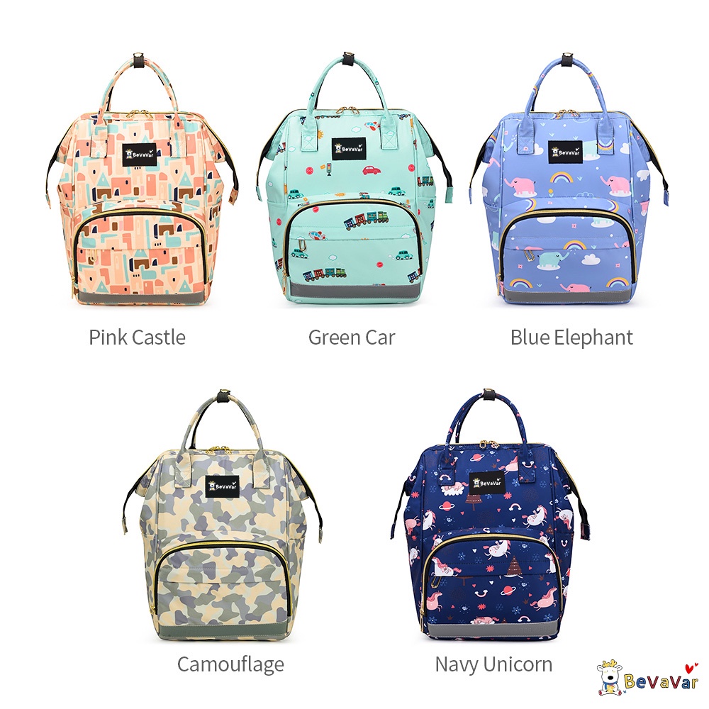 BEVAVAR Multifungsi Tas Bayi Baby Diaper Bag Tas Perlengkapan Bayi  Ransel Backpack