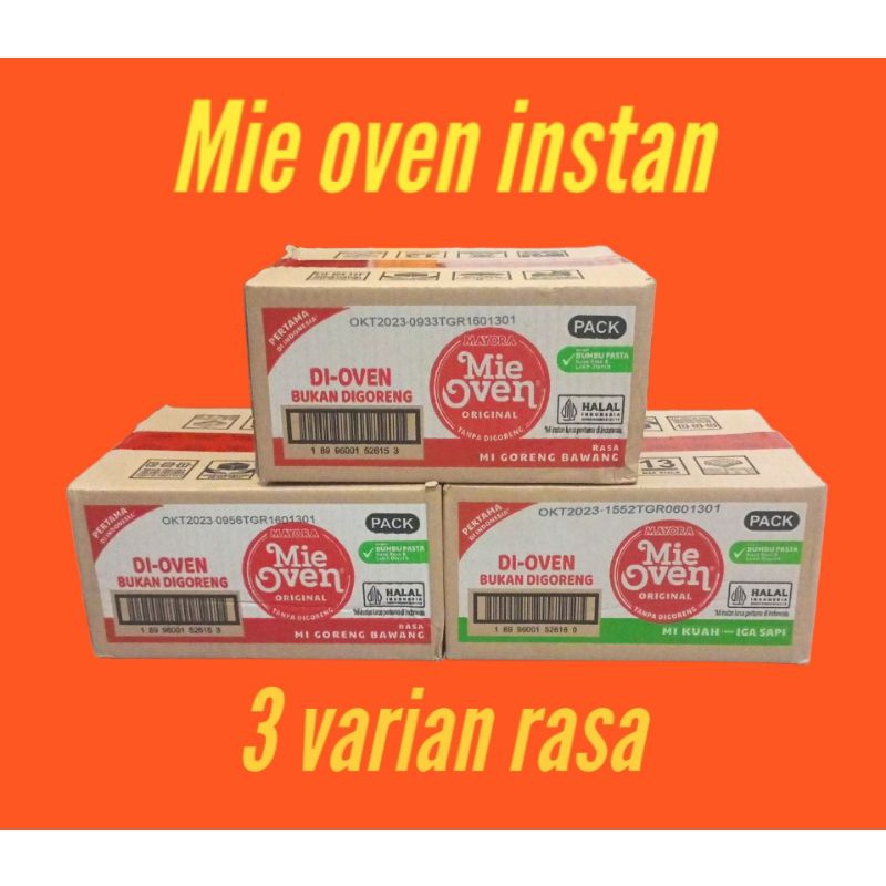 [ 1Dus ] mie oven mie instan oven mayora 1dus isi 24 pcs