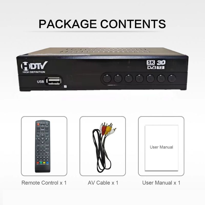 STB TV Digital Super HDTV Set Top Box DVB T2 Receiver Full HD Wifi Dongle Youtube