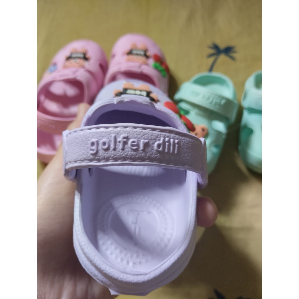 sandal baim bayi/anak baby gilr dili golfer termurah 606 (20-29) sandal baim fuji lucu kekinian