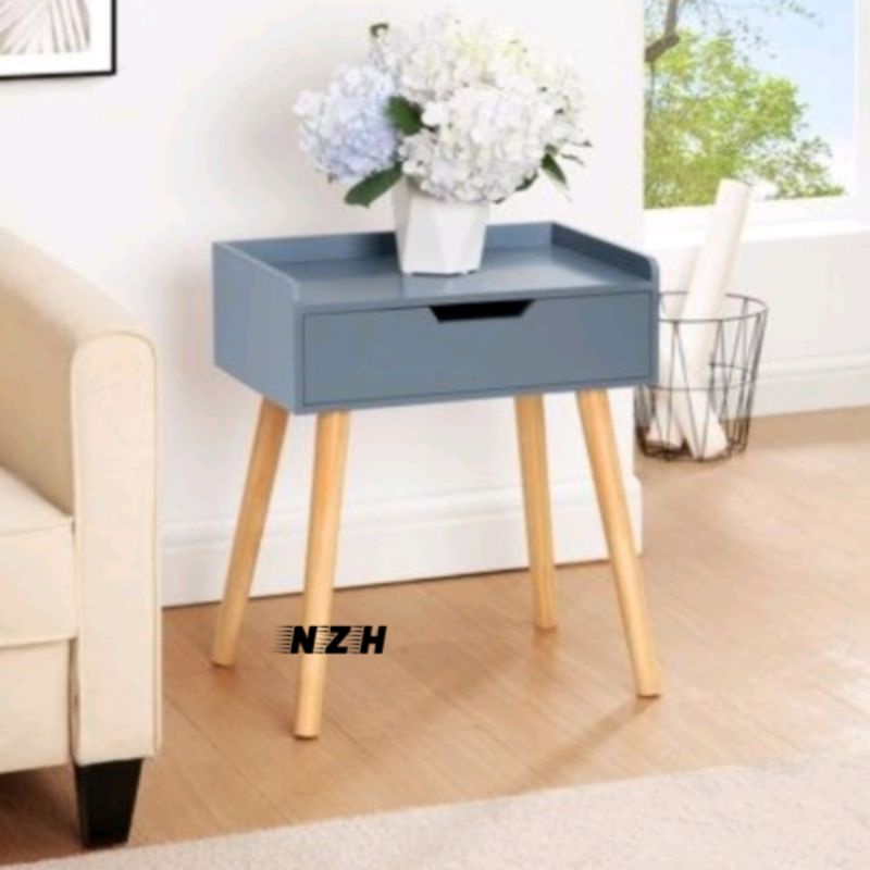 Meja nakas sudut/nakas kamar tidur minimalis