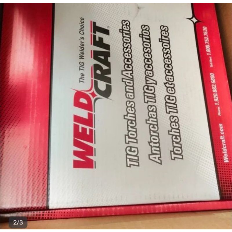 stang las Argon weldcraft- tig torch Valve WP-26v 25 - 2 original