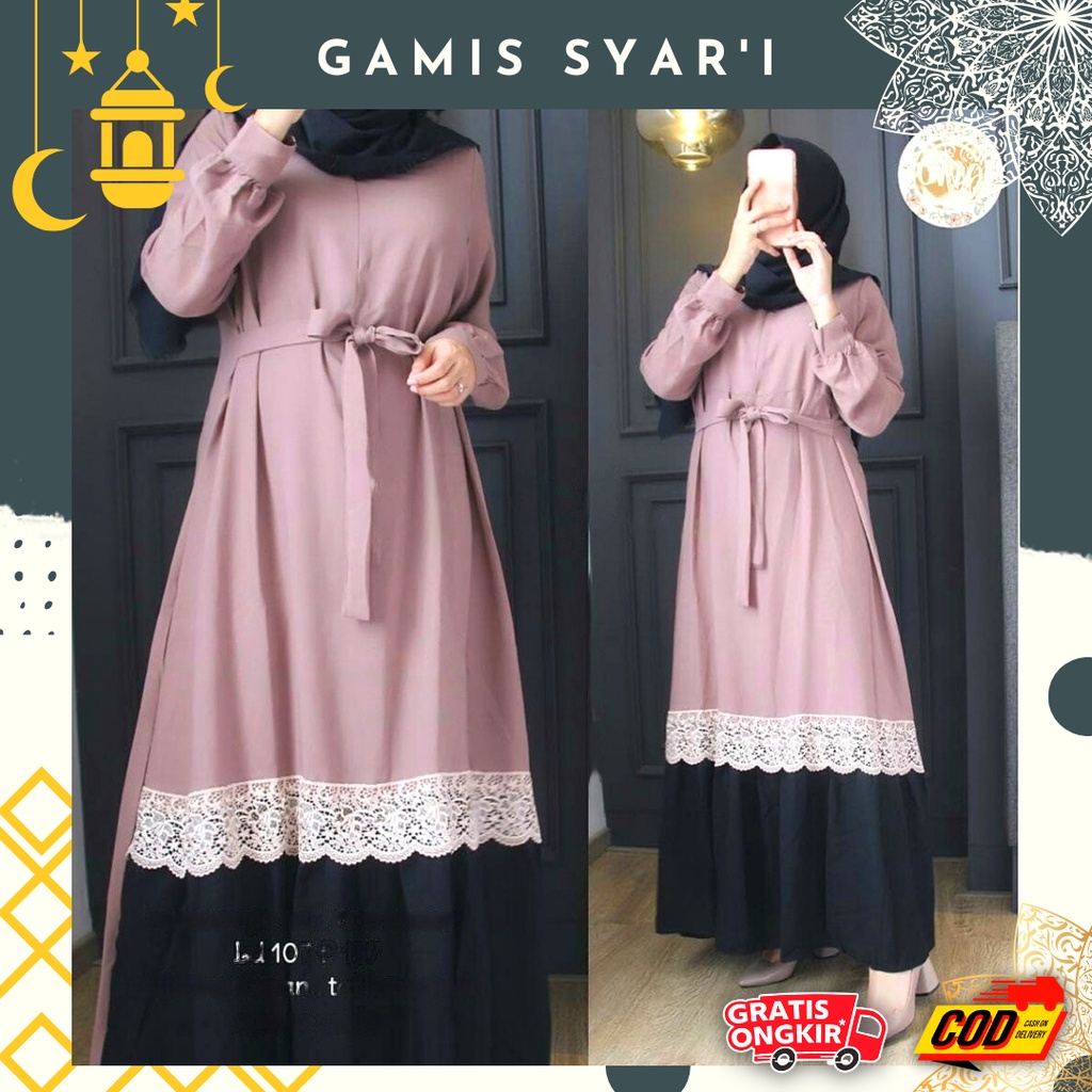 DRESS MAXY SONIA DRES SIZE STANDAR DAN JUMBO MUTIARA MAXY MODERN GAMIS KONDANGAN SIMPLE MEWAH LILAC 