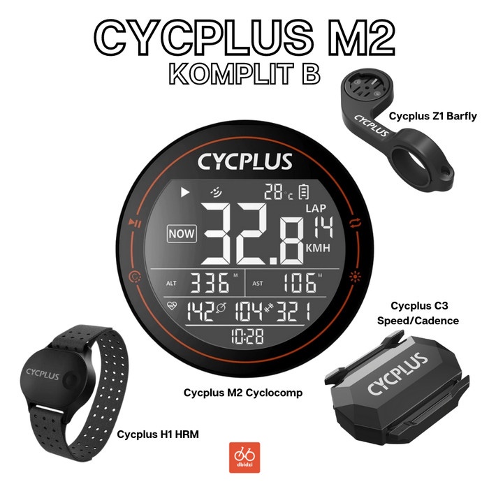 Aksesoris Cycplus M2 Cyclocomp Cyclo Computer Speedometer Sepeda Roadbike