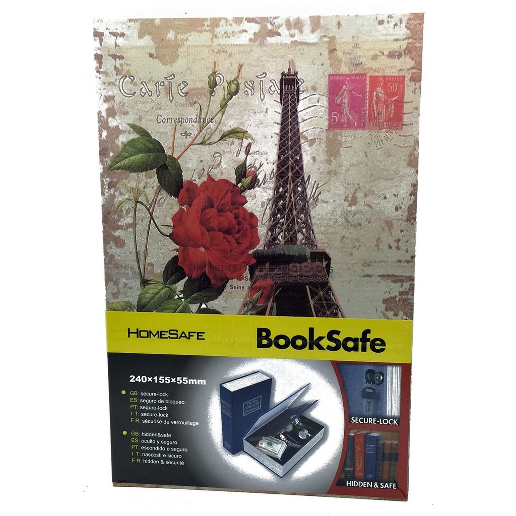 Book Safety Box Bentuk Buku - Medium