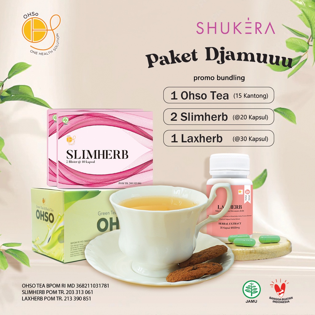 ★Shukera★ paket djamuuu - teh dan kapsul OHSo