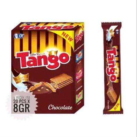 

Promo ` Wafer Tango Coklat 7Gr 1Box isi 20 pcs x 7 gram ツ