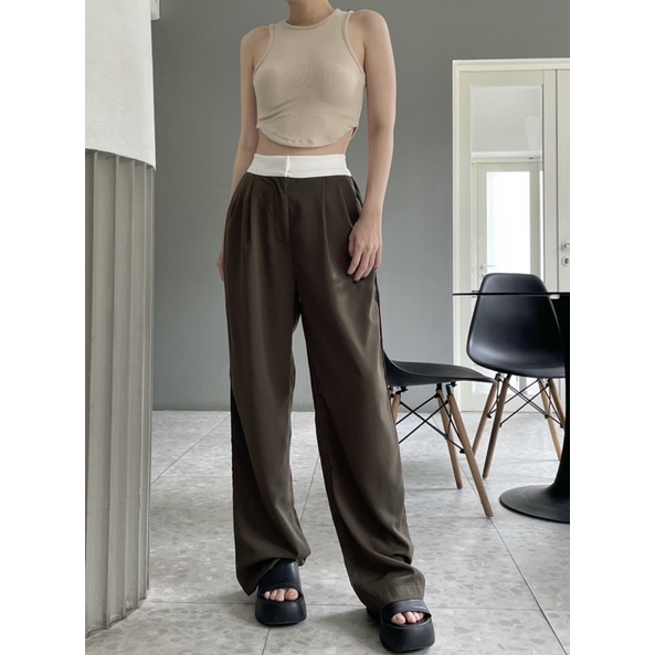 Two tone winny pants