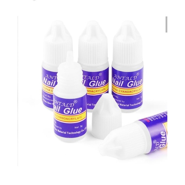 Lem Kuku 3g Nail Glue Lem Mutek Kuku Lem Accesories Kutek Gel Lem Kuku Palsu Cair Fake Nail Art Glue