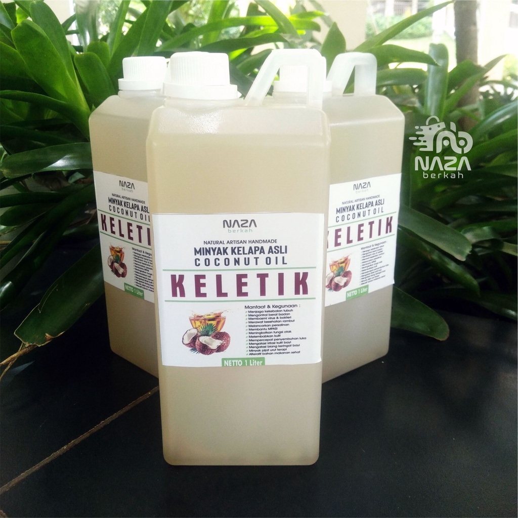 

Minyak Kelapa Murni 100% Asli / Minyak Keletik / Minyak Kletik / Minyak Klentik / Minyak Letik 1 Liter / Minyak Lentik / Minyak Leutik / Coconut Oil - Untuk Rambut - Bayi - Mpasi - Bumil - Goreng - Urut