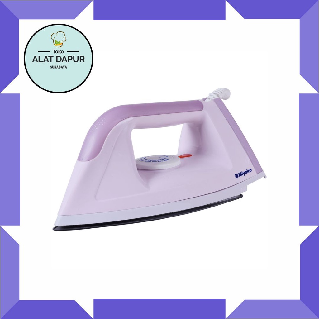 Setrika Listrik Miyako  EI 1008M  - 1008 M - EI1008M Anti Lengket Cepat Panas Ringan