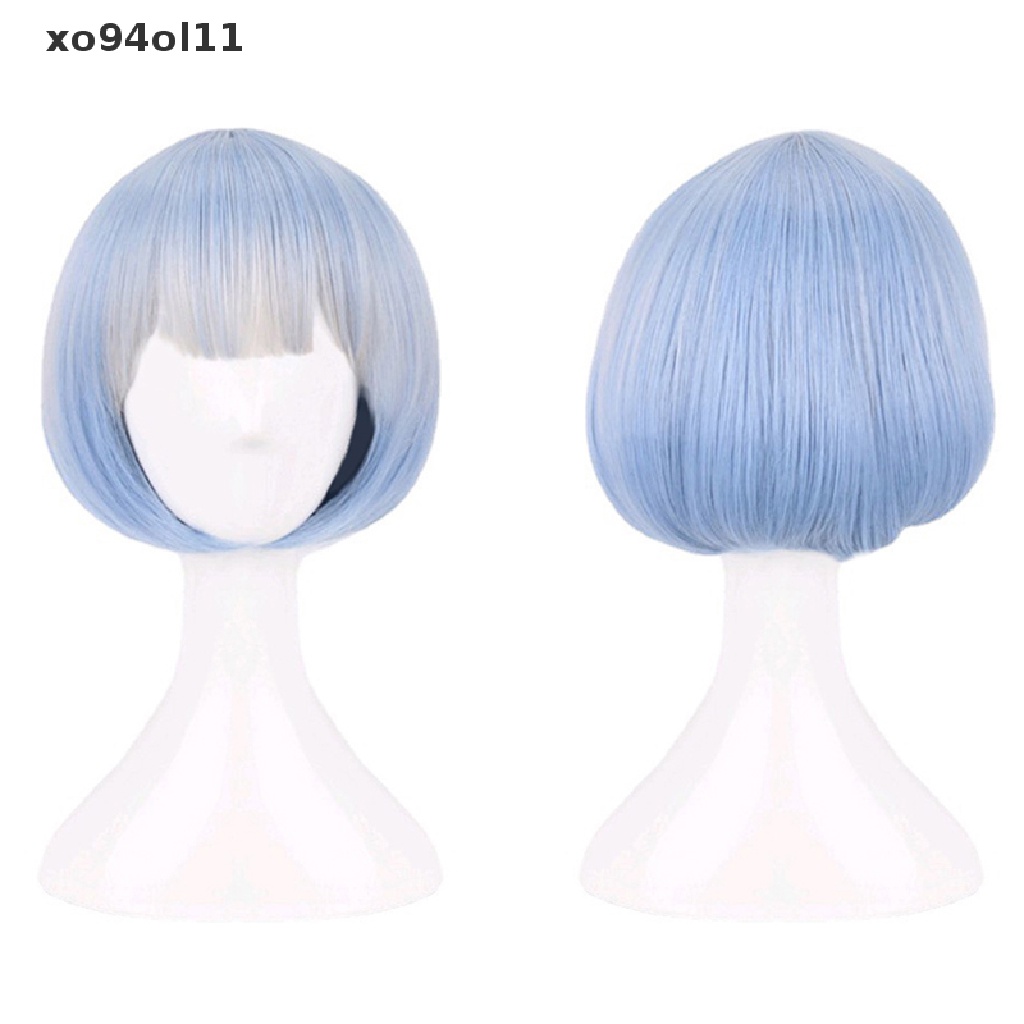 Xo Life in a Different World Ram Rem Cosplay Wig Anime Cosplay Hiasan Kepala Props OL