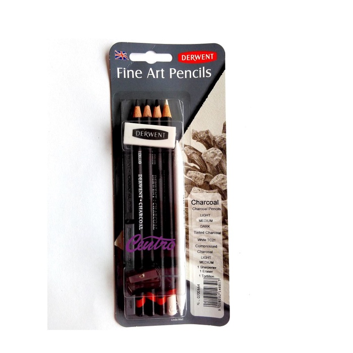 

Charcoal Derwent Charcoal Mix 8 / Fine Art Pencils