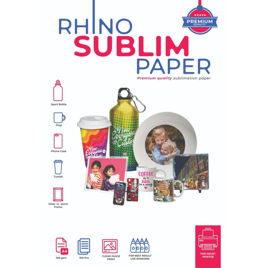 

Kertas Sublim / Sublimation Paper Premium 100 GSM Ukuran A4
